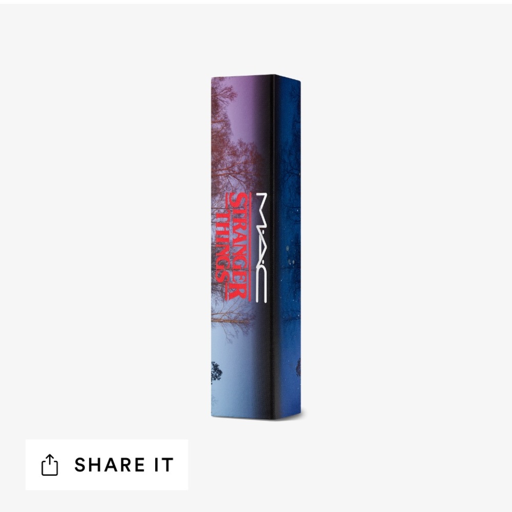 Stranger Things Lipglass by Mac
